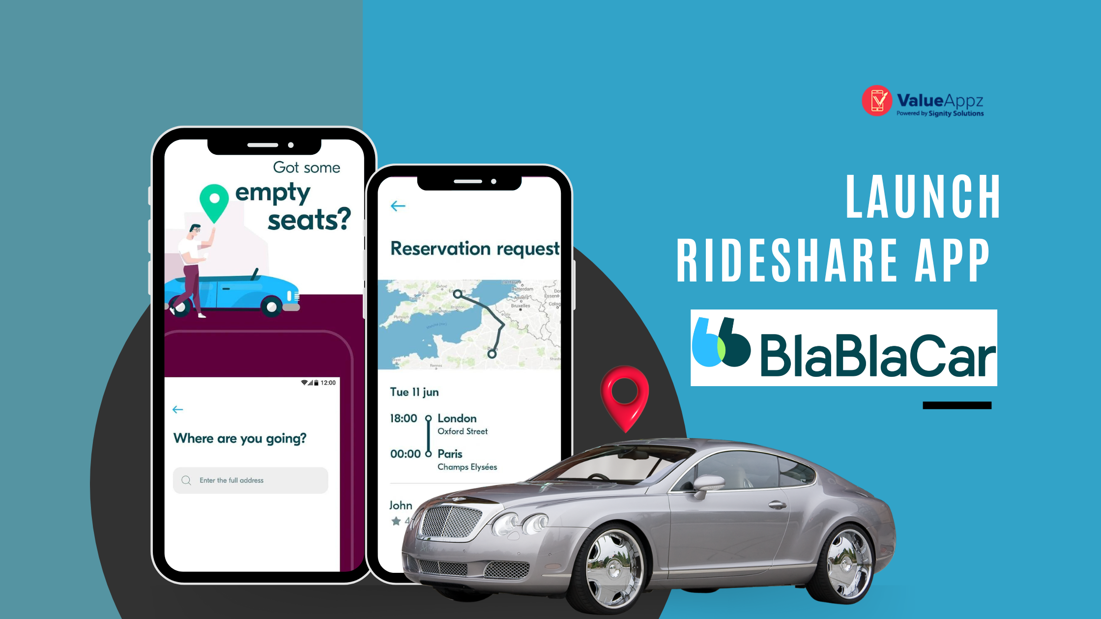 Build a Custom Ridesharing App Like BlaBla