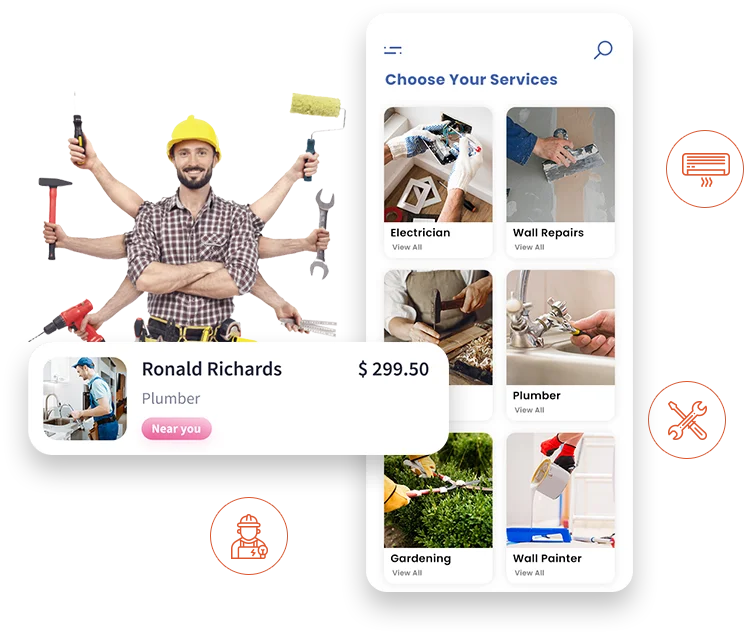 On Demand Handyman App Development Services - ValueAppz