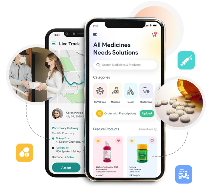On Demand Pharmacy Delivery App Development Solution
